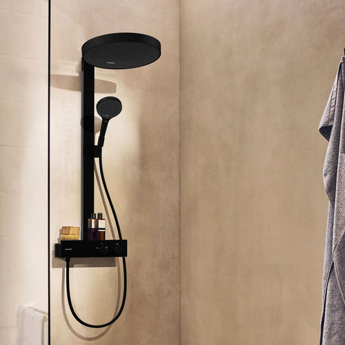 Hansgrohe Rainfinity Rainfinity Showerpipe 360 1jet with ShowerTablet 350 (M Black)