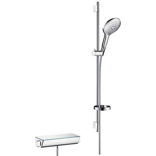 Hansgrohe Ecostat Combi Shower Set With 900mm Slide Rail Kit.