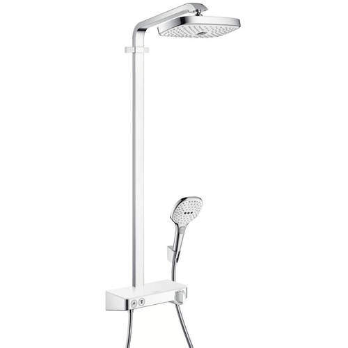 Hansgrohe Raindance Select E 300 2 Jet Shower Pack (White & Chrome).