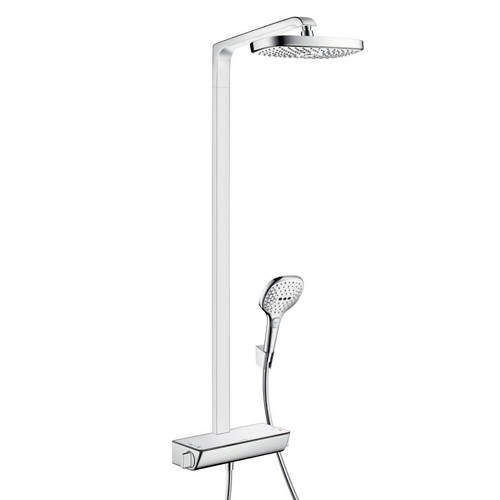 Hansgrohe Raindance Select E 300 2 Jet EcoSmart Showerpipe Pack (Chrome).