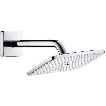 Hansgrohe Raindance E 240 1 Jet Shower Head & Arm (240x160mm, Eco).