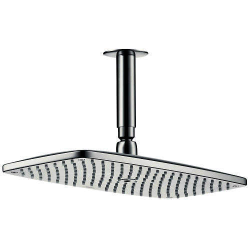 Hansgrohe Raindance E 240 Shower Head & Arm (Polished Black Chrome).