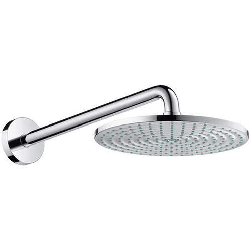 Hansgrohe Raindance S 240 1 Jet Shower Head & Arm (240mm, EcoSmart).