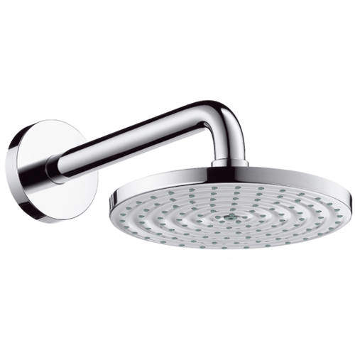 Hansgrohe Raindance S 180 Shower Head & Arm (180mm, Chrome).