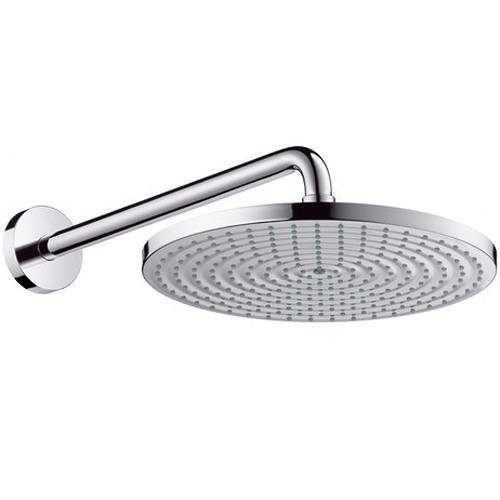 Hansgrohe Raindance S 300 Air 1 Jet Shower Head & Arm (300mm, Chrome).