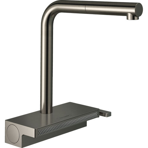 Hansgrohe Aquno Select M81 Kitchen Tap With Pull Out & sBox (2 Jets, S Steel).