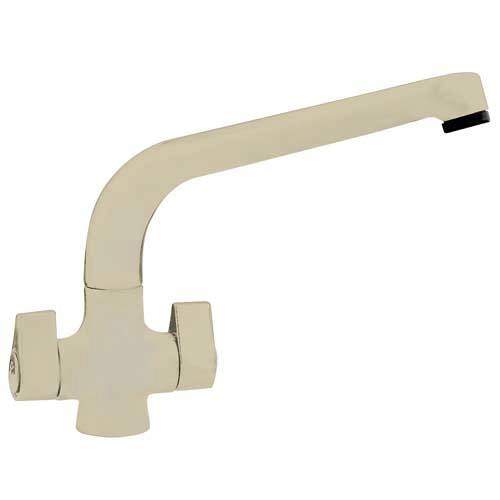 Hydra Madrid Kitchen Tap With Swivel Spout (Beige).