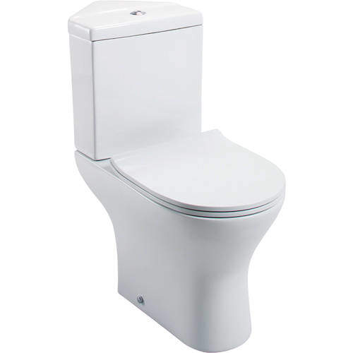 corner toilet and cistern