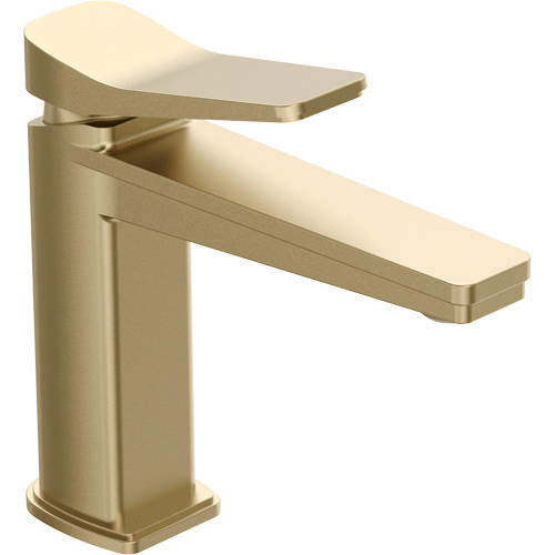 JTP Hix Basin Mixer Tap (Brushed Brass).