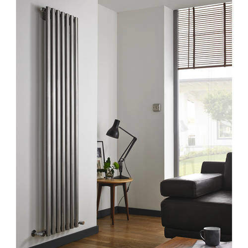 Kartell K-RAD Aspen Radiator 250W x 1800H mm (Single, Stainless Steel).