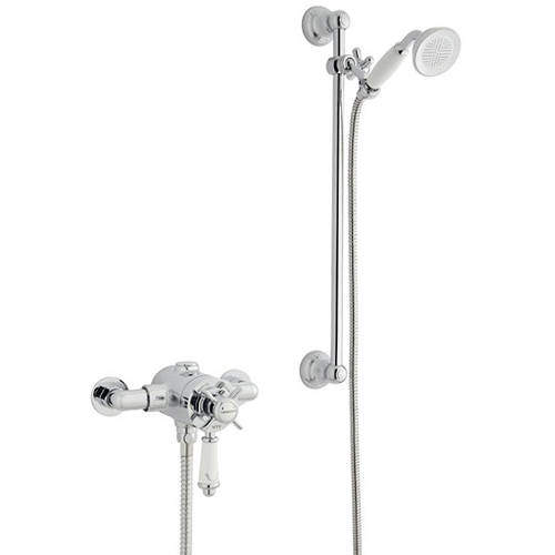 Kartell Klassique Exposed Shower Valve With Slide Rail Kit (Option 4).