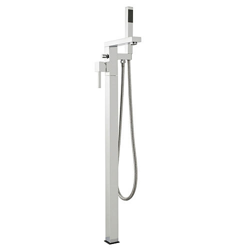 Kartell Pure Free Standing Bath Shower Mixer Tap With Kit (Chrome).