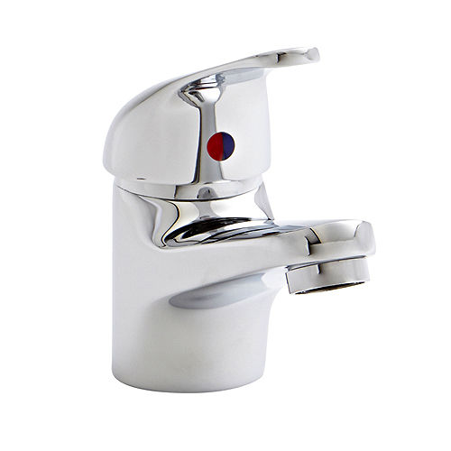 Kartell Koral Basin Mixer Tap With Click Clack Waste (Chrome).