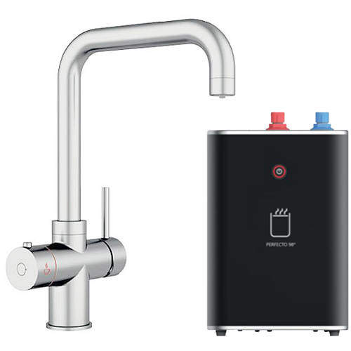 Kedl Delta Classic 3 In 1 Boiling Water Kitchen Tap (Chrome, 2.4L).