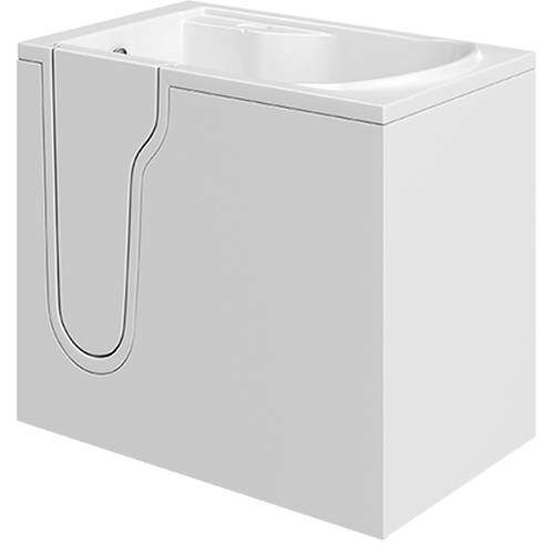 Mantaleda Athena Mini Corner Walk In Bath With Left Hand Door (Whirlpool).