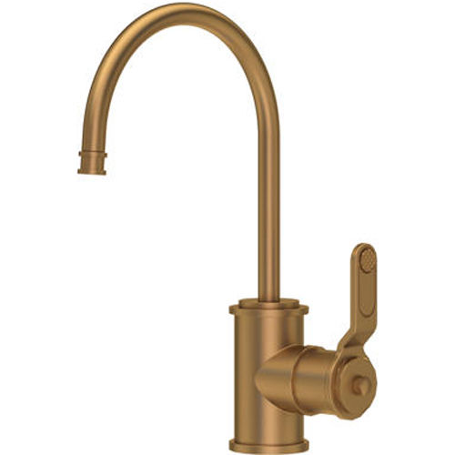 Perrin & Rowe Armstrong Mini Cold Water Filtered Kitchen Tap (Aged Brass).