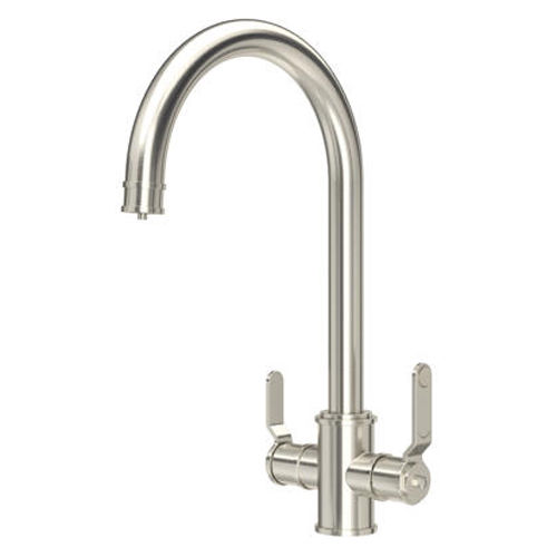 Perrin & Rowe Armstrong 3-in-1 Instant Hot Water Kitchen Tap (Pewter).