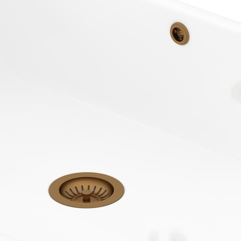 Perrin & Rowe Wastes Single Bowl Sink Waste and Overflow Kit (English Bronze).