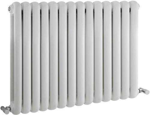 Hudson Reed Radiators Salvia Double Radiator. 3964 BTU (White). 863x635mm.