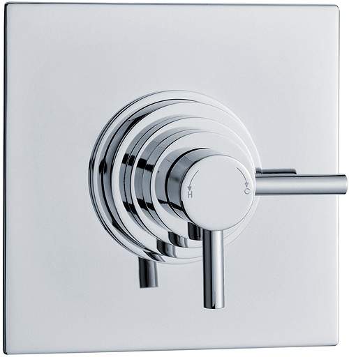Hudson Reed Showers Dual Concealed Thermostatic Shower Valve (Chrome).