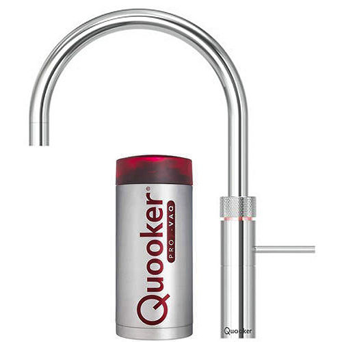 Quooker Fusion Round Boiling Water Kitchen Tap. PRO3 (Polished Chrome).