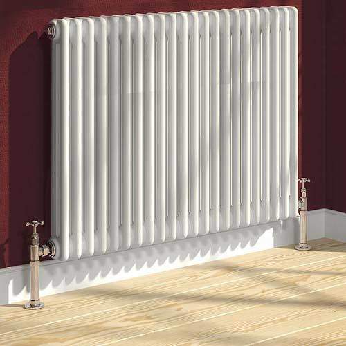 Reina Radiators Colona 2 Column Radiator (White). 500x605mm.