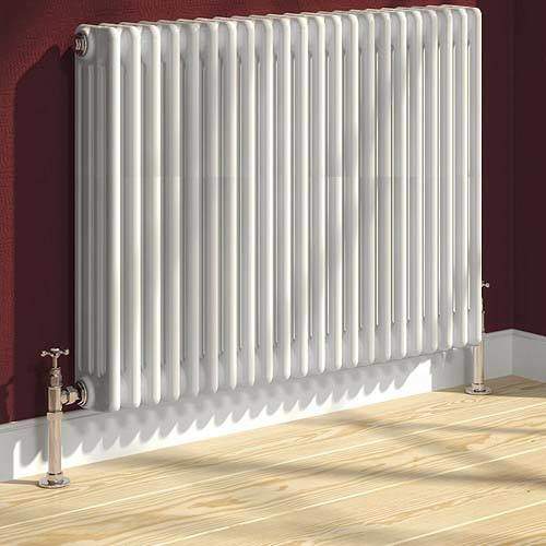 Reina Radiators Colona 4 Column Radiator (White). 500x605mm.