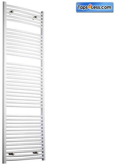 Reina Radiators Diva Curved Towel Radiator (White). 1800x500mm.