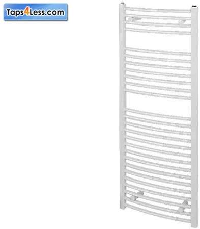 Reina Radiators Diva Curved Towel Radiator (White). 800x500mm.