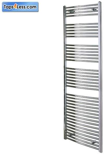 Reina Radiators Diva Flat Towel Radiator (Chrome). 1800x750mm.