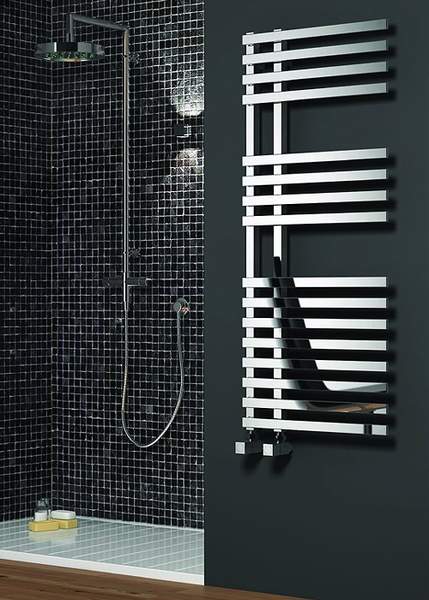 Reina Radiators Felino Towel Radiator (Chrome). 1200x500mm.