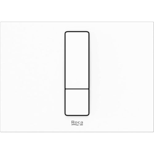 Roca Panels PS4 (DUPLO S) - Dual Flush Plate (Matt White)