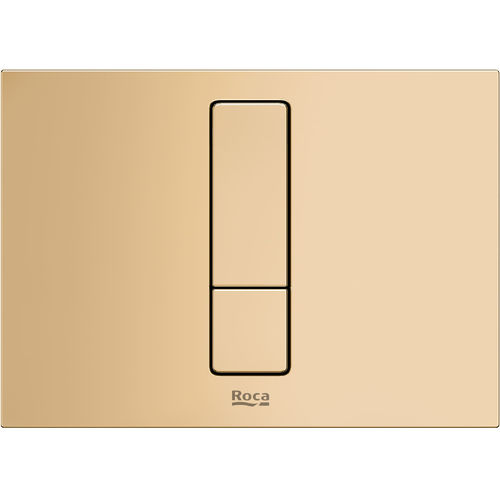 Roca Panels PS4 (DUPLO S) - Dual Flush Plate (Rose Gold)