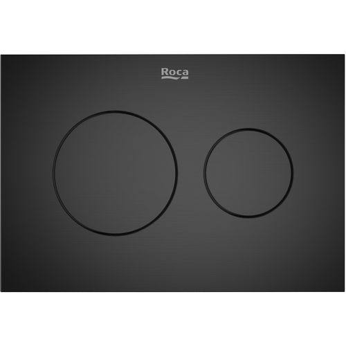Roca Panels PS3 (DUPLO S) - Dual Flush Plate (Titanium Black)