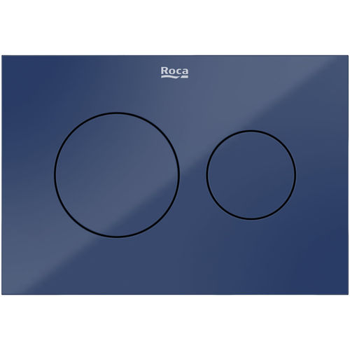 Roca Panels PS3 (DUPLO S) - Dual Flush Plate (Cobalt Blue)