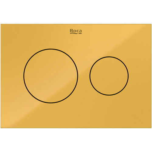 Roca Panels PS3 (DUPLO S) - Dual Flush Plate (Honey Yellow)