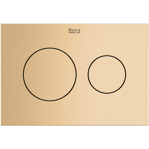 Roca Panels PS3 (DUPLO S) - Dual Flush Plate (Rose Gold)
