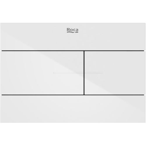 Roca Panels PS2 (DUPLO S) - Dual Flush Plate (White)