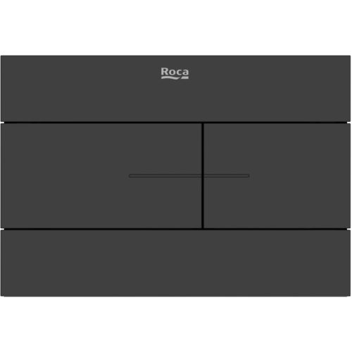 Roca Panels PS2 (DUPLO S) - Dual Flush Plate (Matt Black)