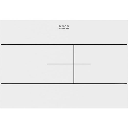 Roca Panels PS2 (DUPLO S) - Dual Flush Plate (Matt White)