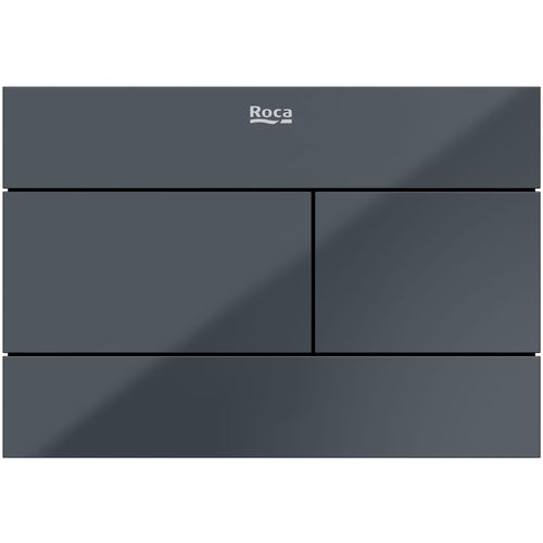 Roca Panels PS2 (DUPLO S) - Dual Flush Plate (Anthracite Glass)