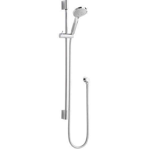 Component Slimline Slide Rail Kit With Multi Function Shower Handset (Chrome).