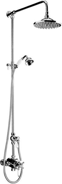 Nuie Traditional Dual Thermostatic Shower Valve & Grand Rigid Riser.