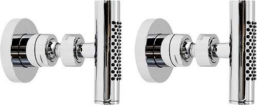 Hudson Reed Shower Jets 2 x Minimalist Body Jets (Chrome).