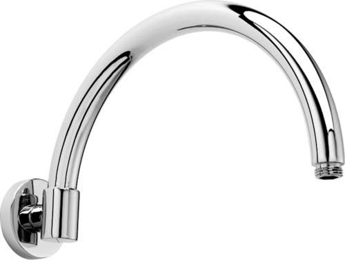 Component Arched Wall Mounting Shower Arm (310mm, Chrome).