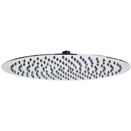 Component Large Round Shower Head (Chrome). 400mm.
