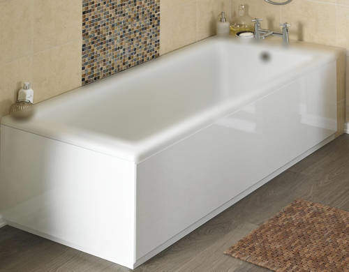 Crown Bath Panels Side & End Bath Panel Pack (Gloss White, 1800x800).