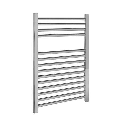 Crown Radiators Ladder Towel Radiator H700 x W500 (Straight, Chrome).