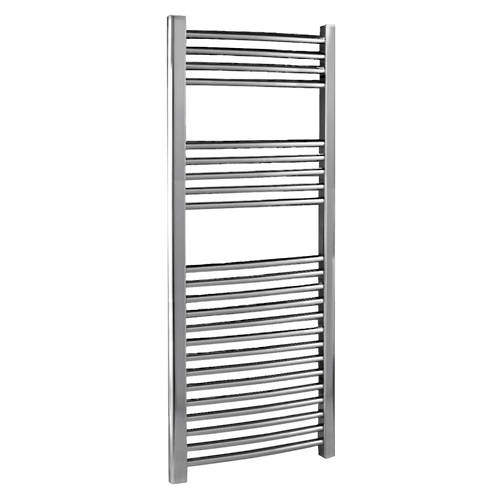 Crown Radiators Ladder Towel Radiator H1100 x W500 (Curved Chrome).