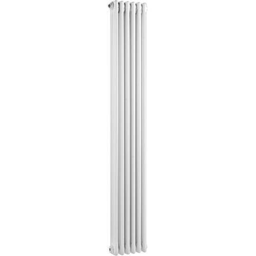 Hudson Reed Colosseum 3 Column Vertical Radiator (White). 291x1800mm.